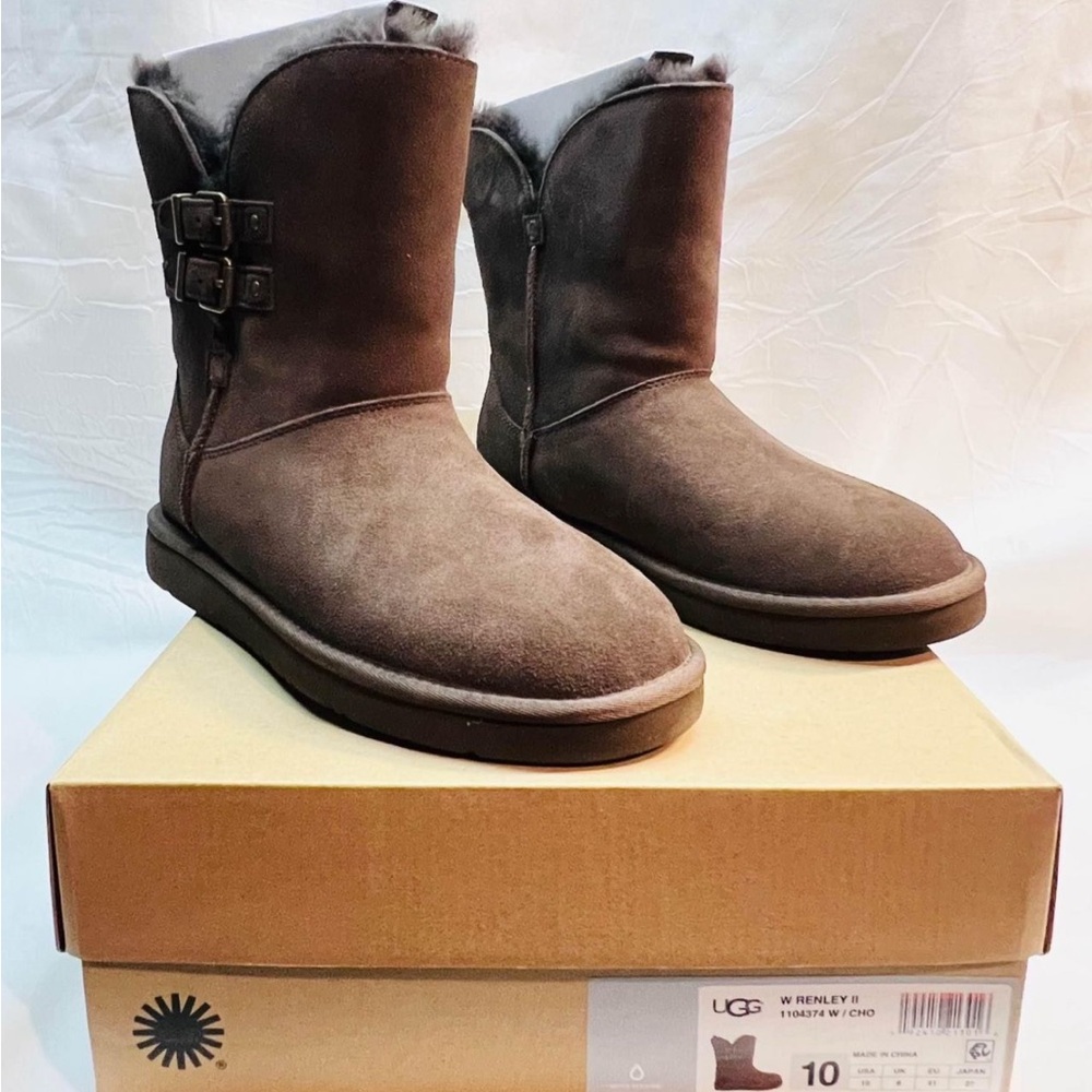 Ugg boots- Renley II in brown, Brand new, Women’s size 10